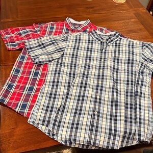 2 Izod short sleeve shirts
